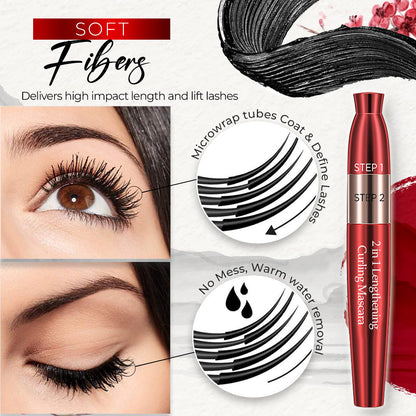 2 In 1 Lengthening Curling Mascara